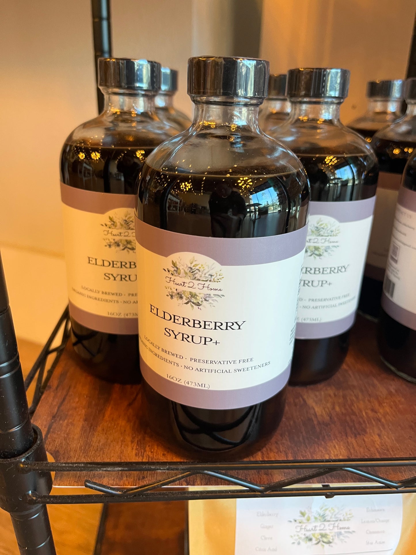 16oz Elderberry Syrup - 85 Local