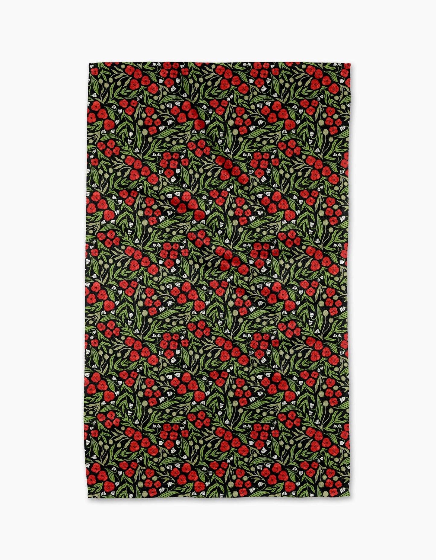Flowing Poppies Tea Towel - 85 Local