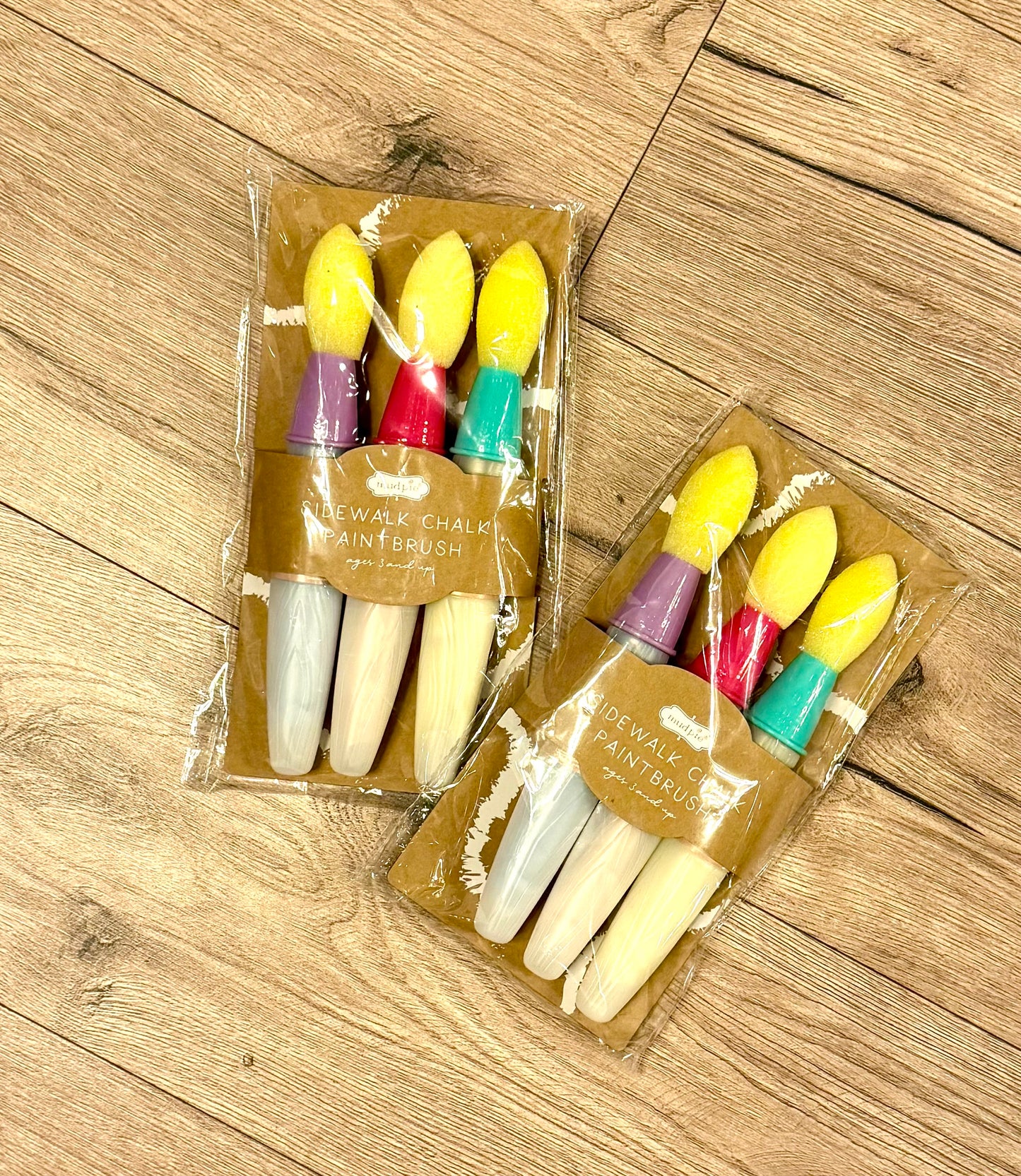 Pink Paint Brush Chalk Set