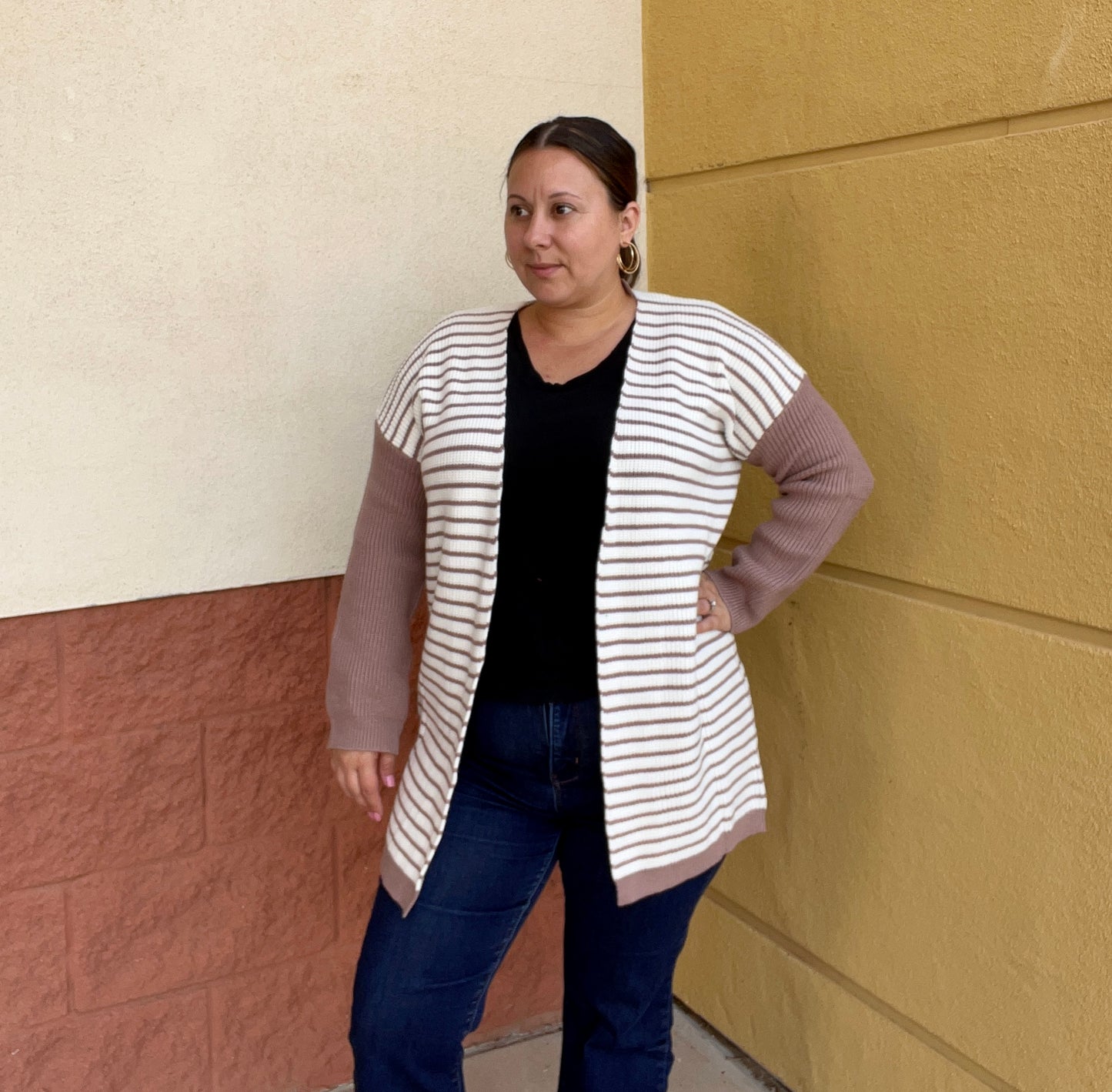 Striped Cardigan