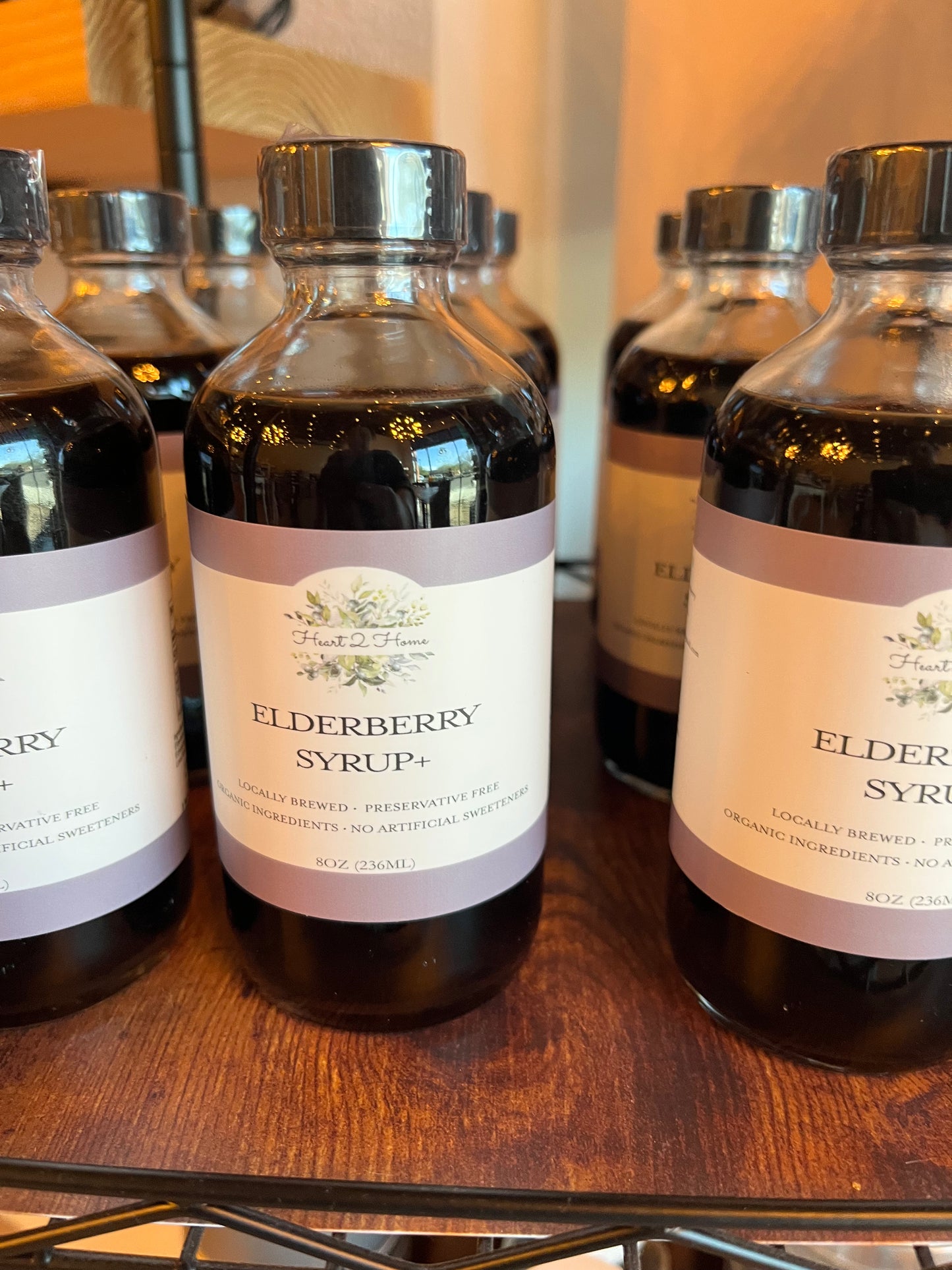 8oz Elderberry Syrup - 85 Local