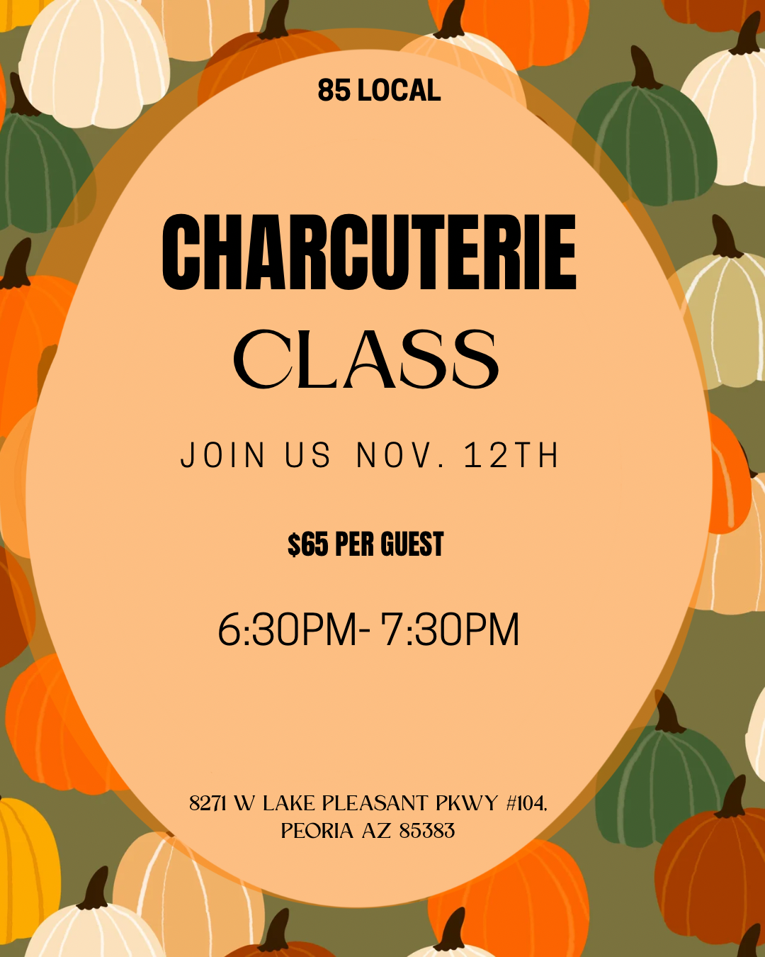 Thanksgiving-themed Charcuterie Class