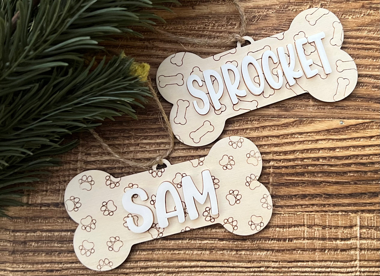 Custom Bone Ornament