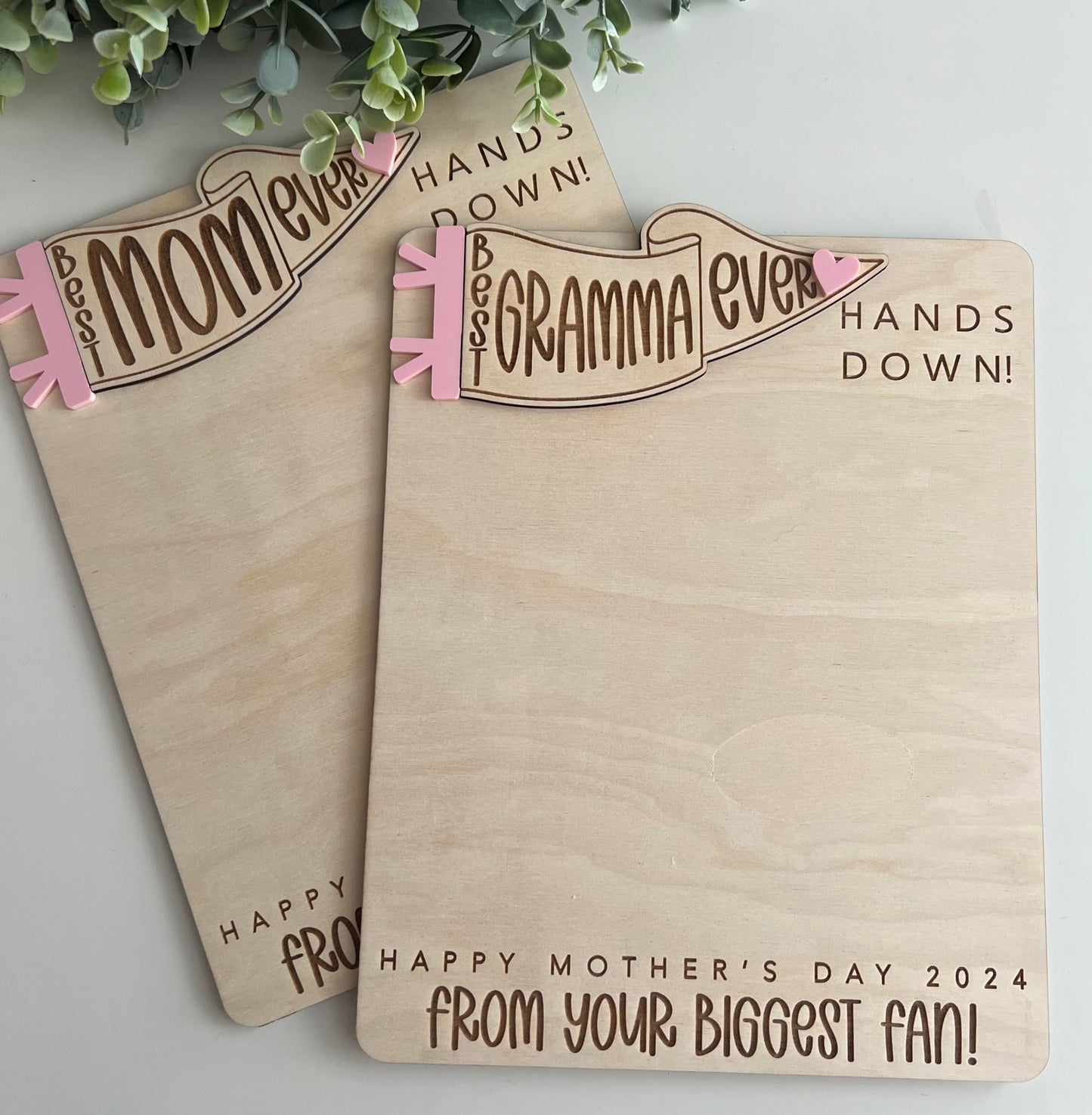 Mother's Day Handprint Sign