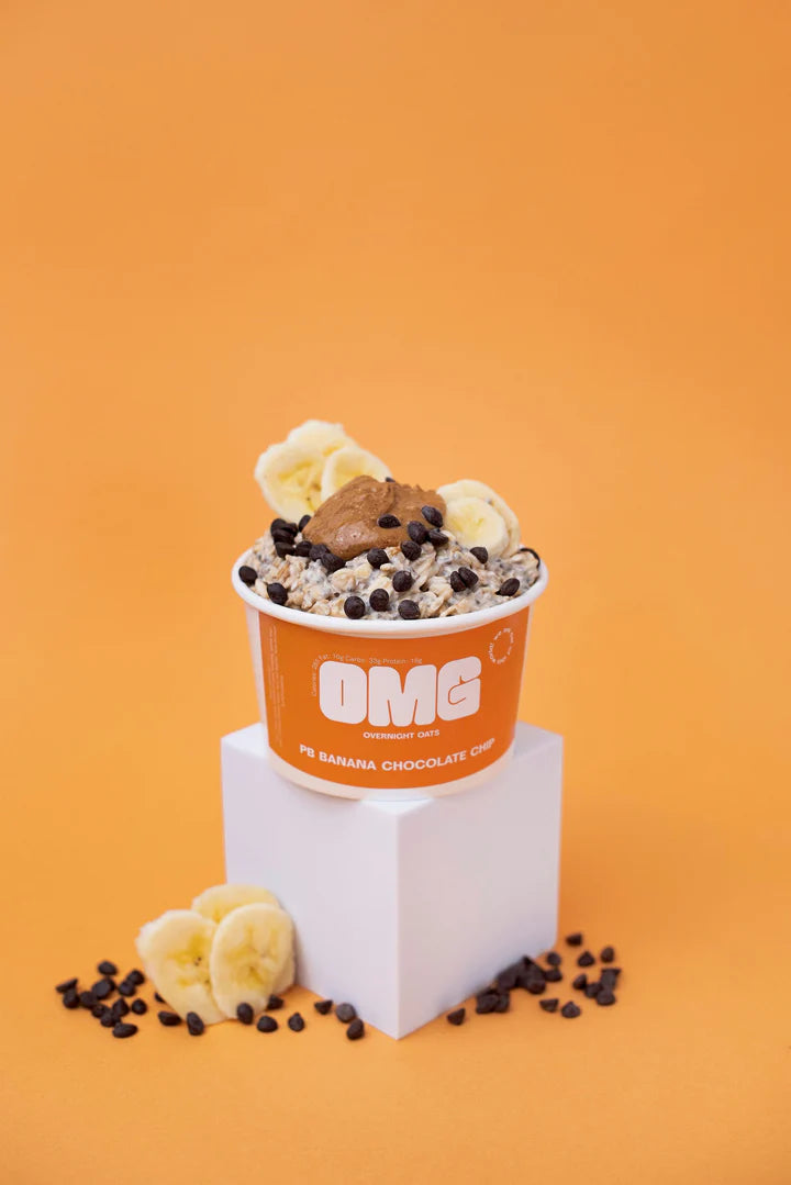 OC PB Banana Overnight Oats