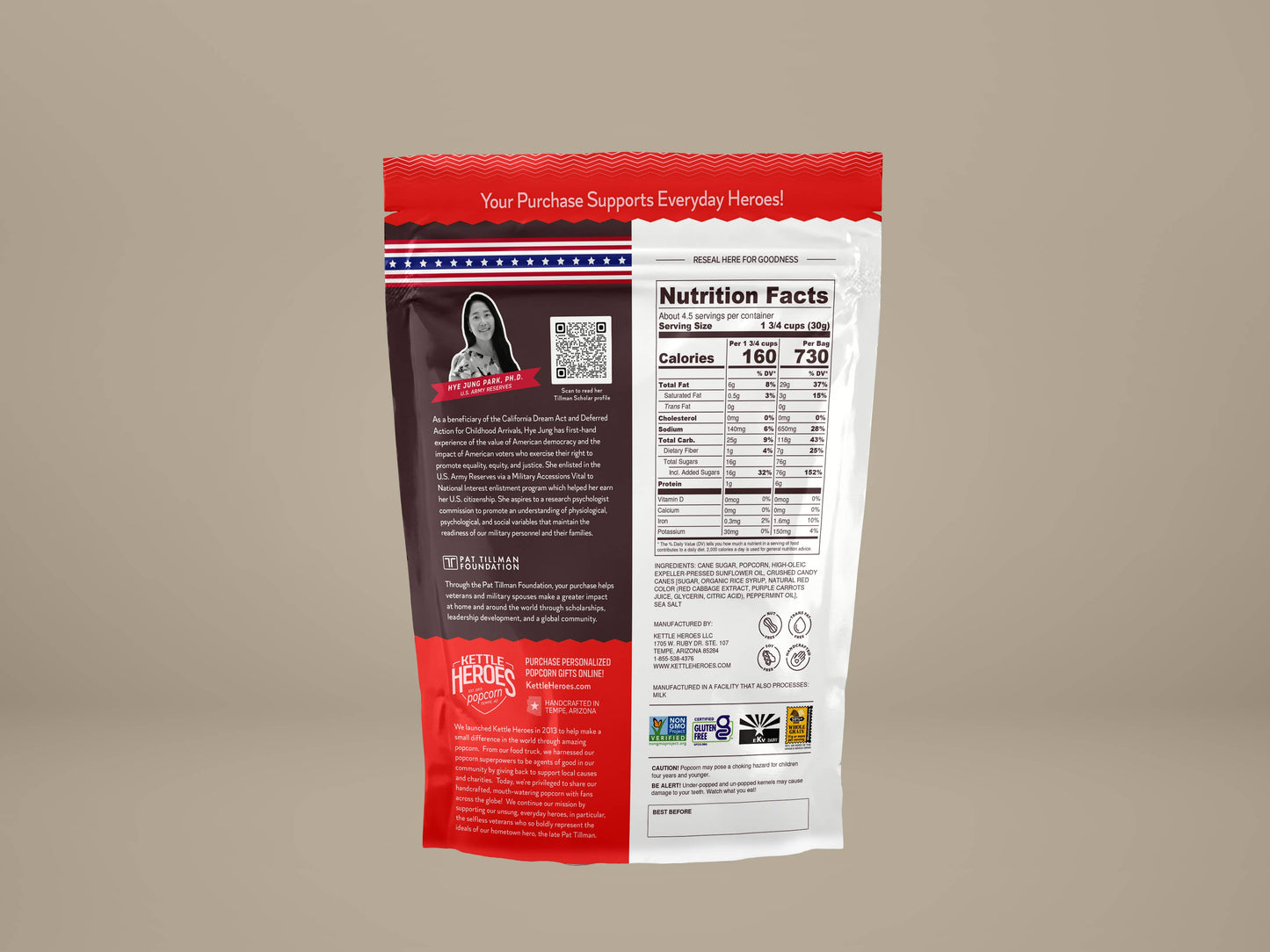 Candy Cane Kettle Corn
