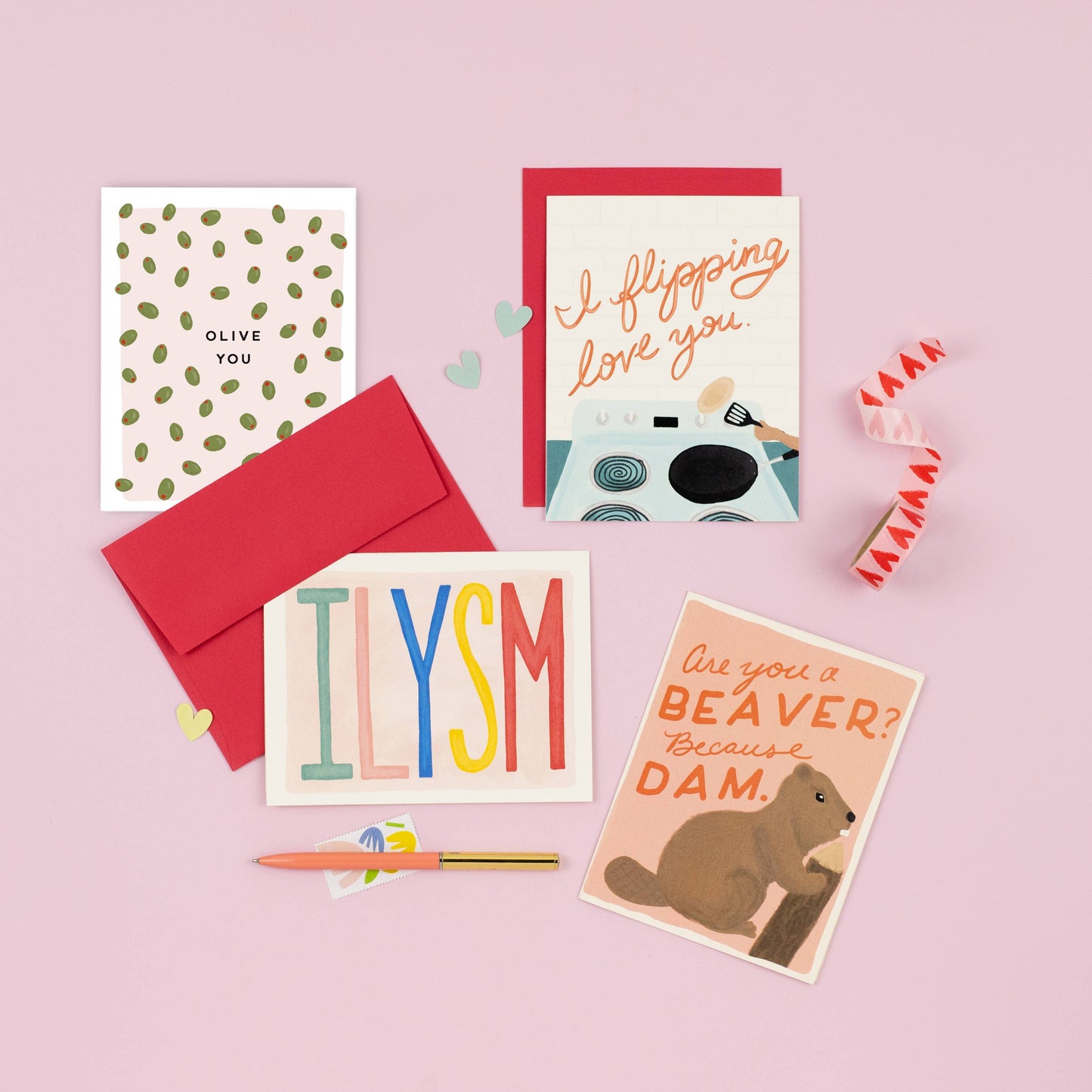 Olive You Card | I Love You Card - 85 Local