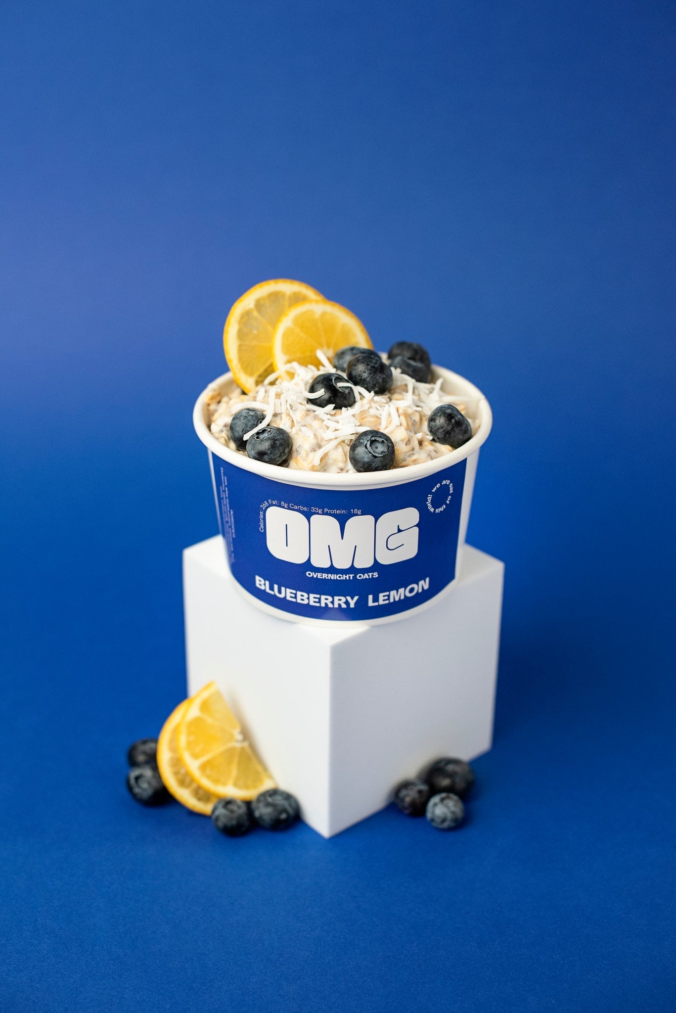 OC Blueberry Lemon Overnight Oats