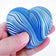 Blue Marble Heart Squishy 2.8*2.8in