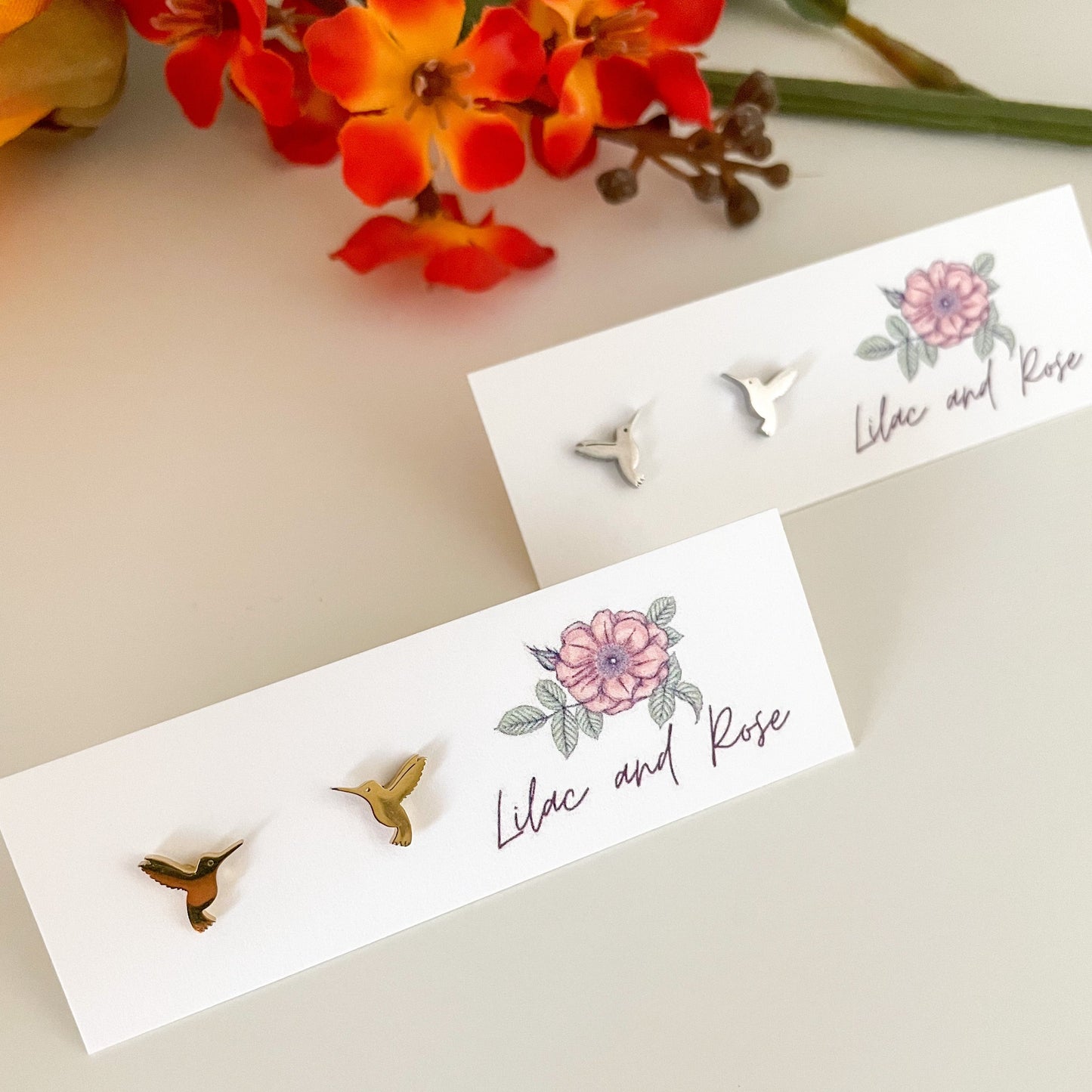 Hummingbird Stud Earrings