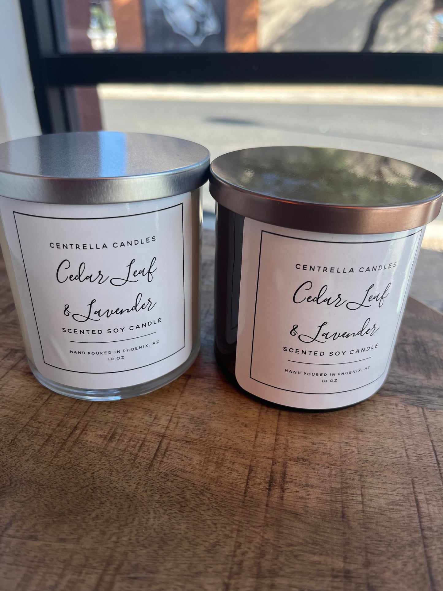 Cedar Leaf Lavender Candle - 85 Local