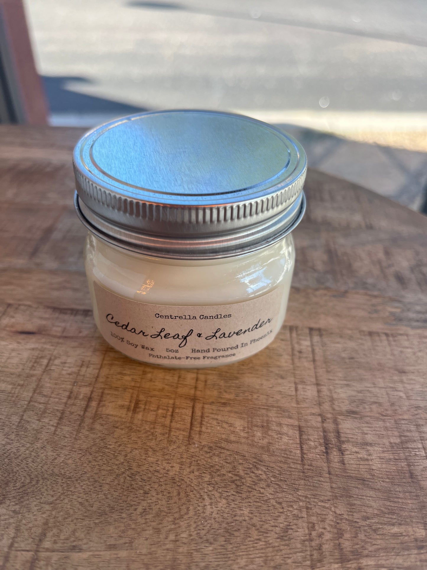 Cedar Leaf Lavender Candle - 85 Local