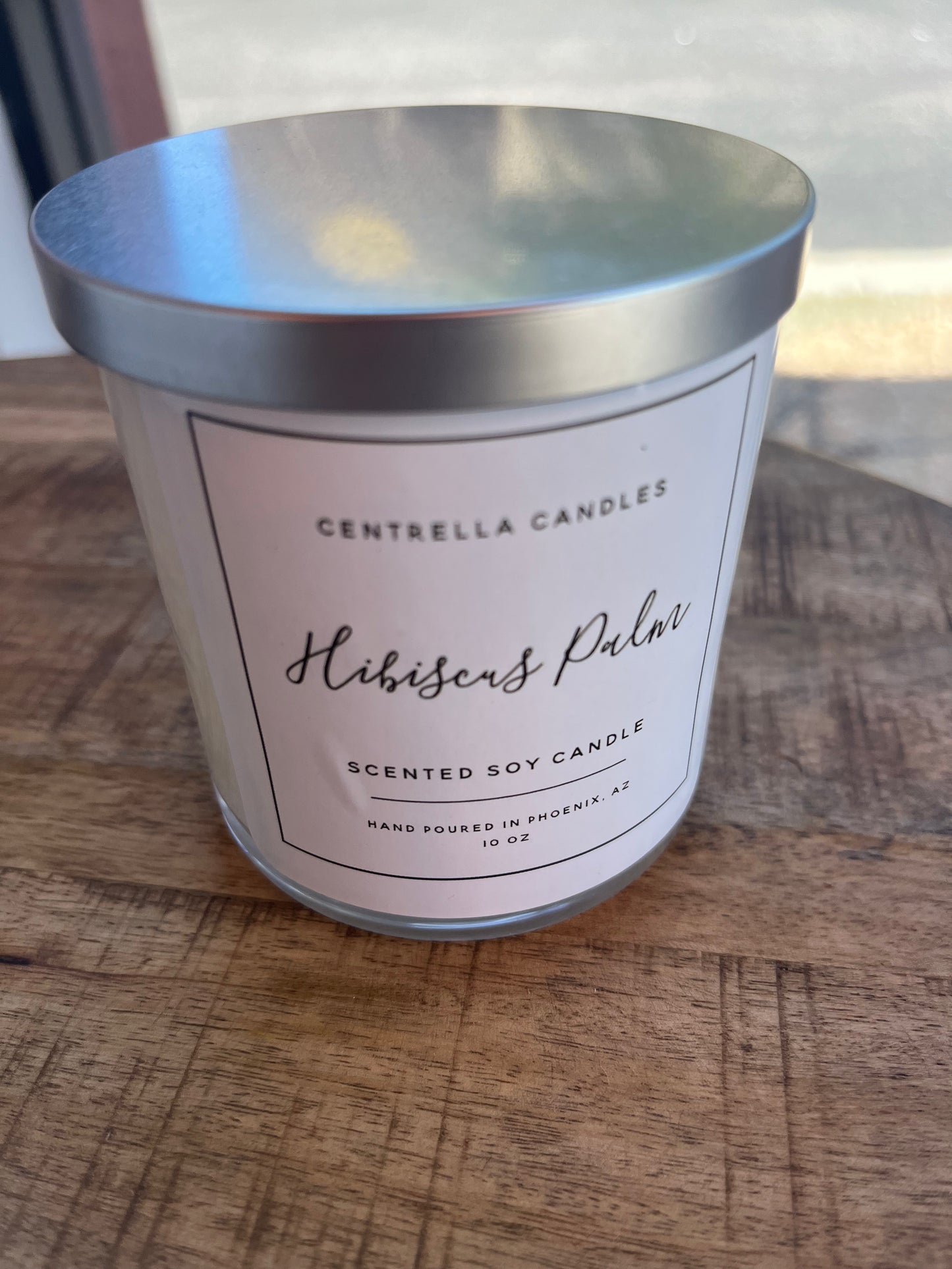 Hibiscus Palm Candle - 85 Local