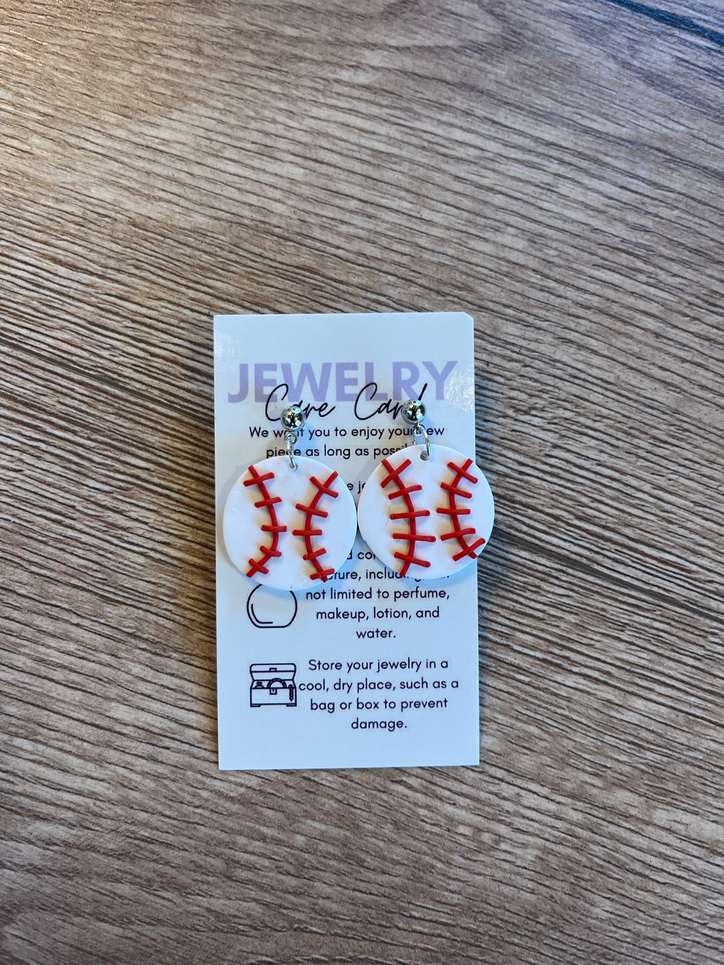 Baseball Earings - 85 Local