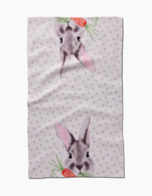 Polka Dot Bunny Tea Towel - 85 Local