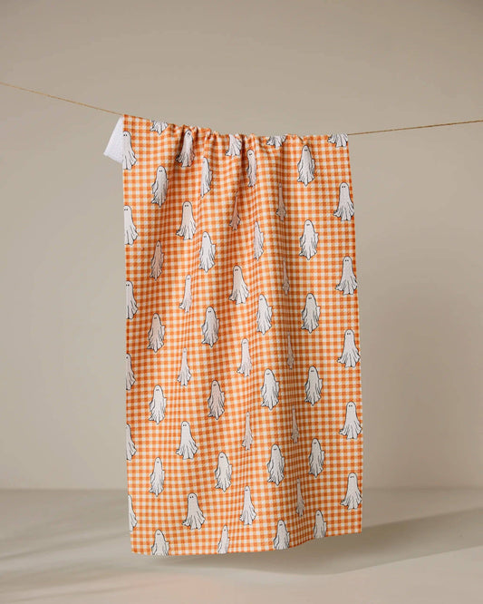 Gingham Ghosts Tea Towel - 85 Local
