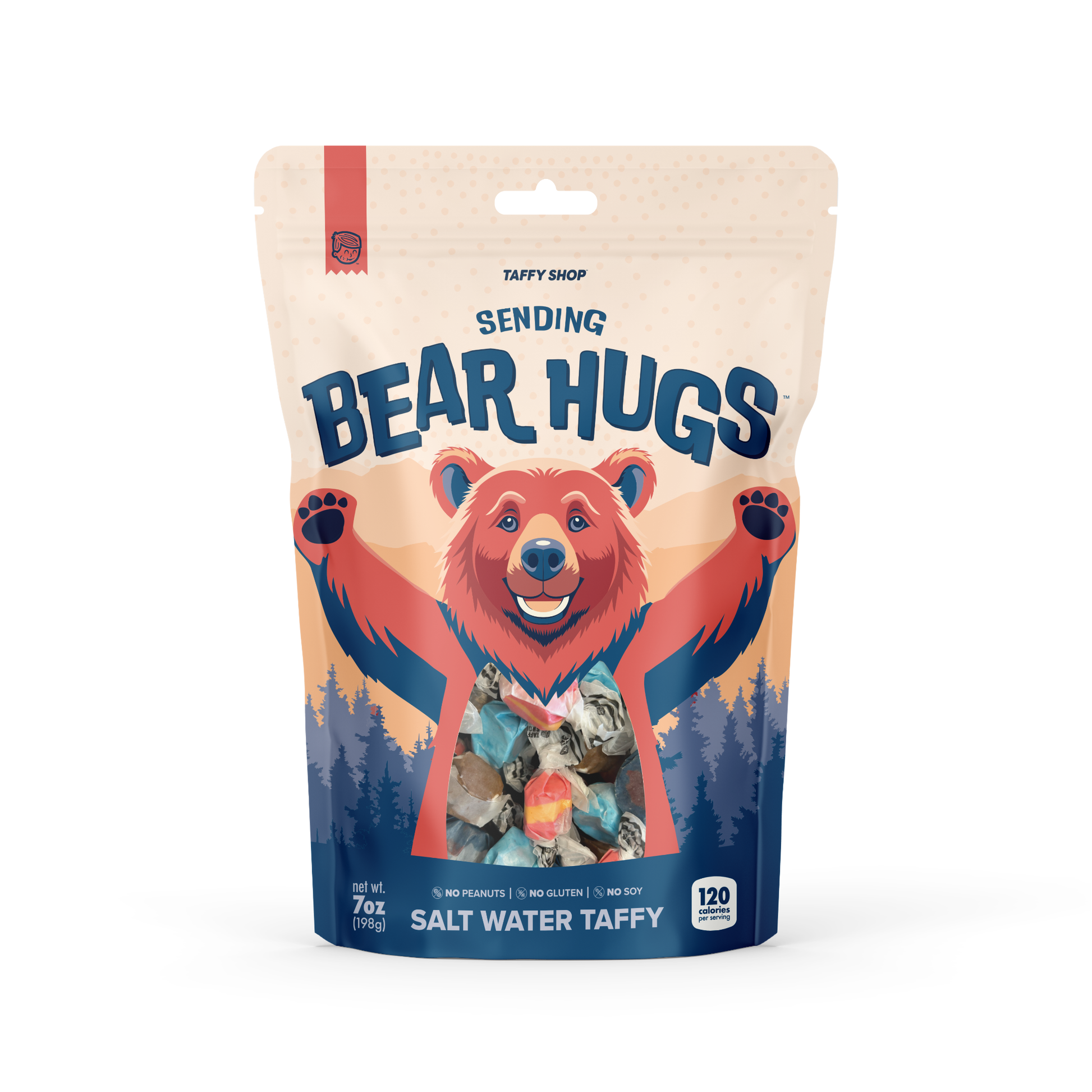 Sending Bear Hugs™ Taffy Bag - 85 Local