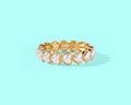 14K Gold-Plated w/Pearl Hearts - Amore