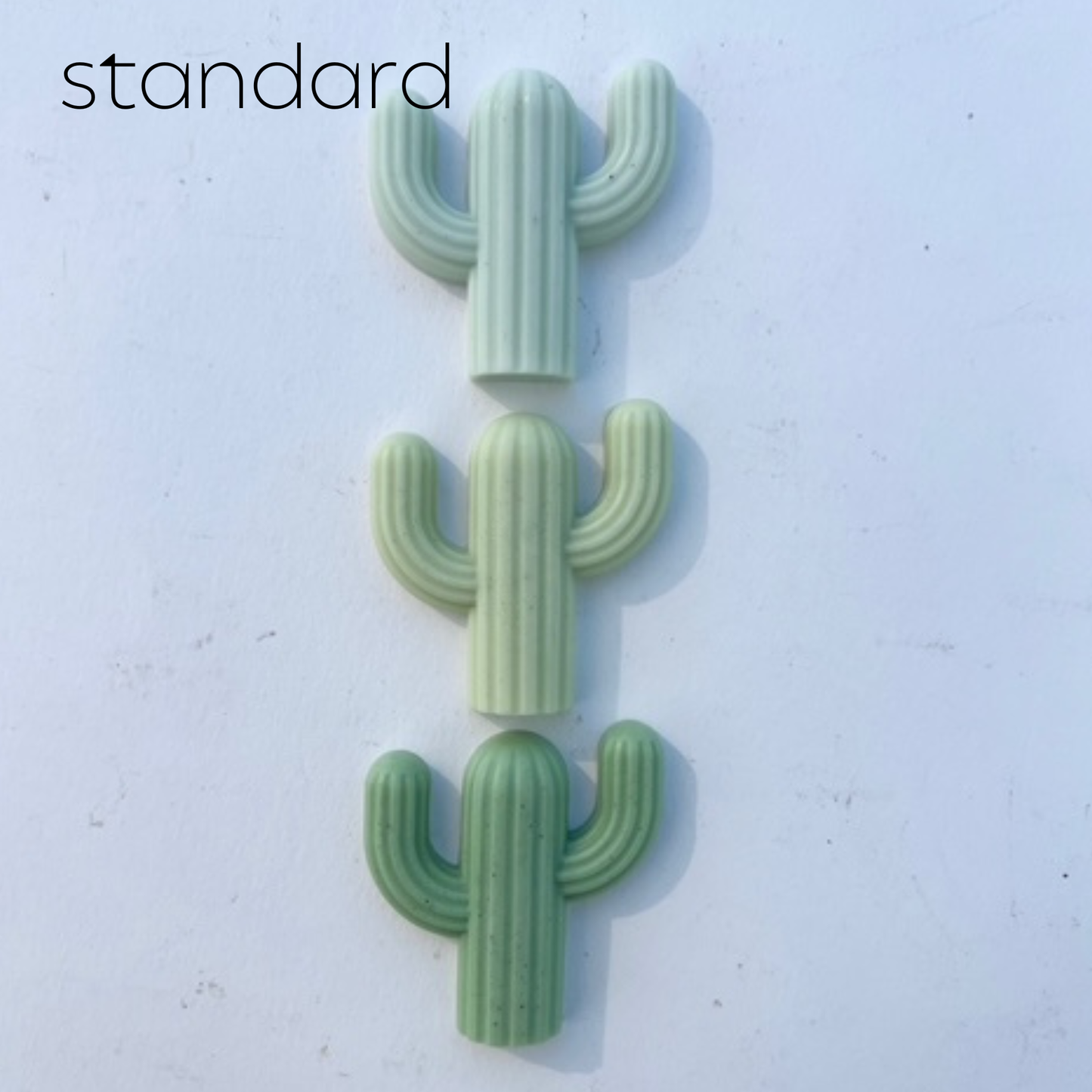Mini Cactus Soap- Individual (single): Prickly Pear (Green + Pink/Purple)