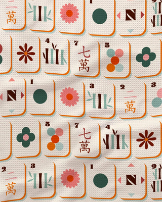 Cypress Tile Toss Tea Towel