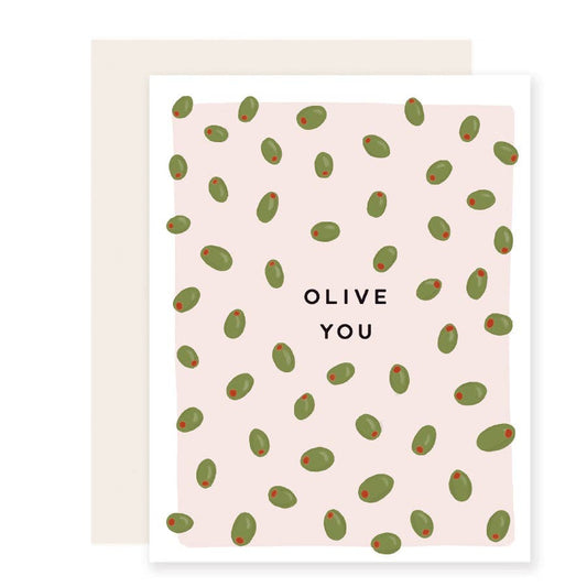 Olive You Card | I Love You Card - 85 Local