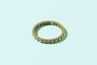 Enamel Stretch Bracelet - Earth Tone Colors - Asst Styles