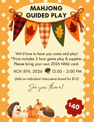 11/8 Mahjong Guided Play