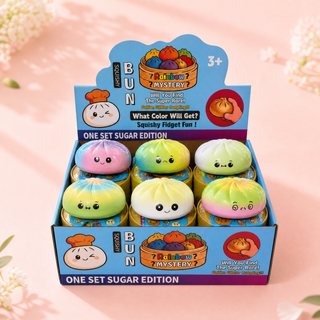 Colorful Dumpling Shape Squishy Toy Slow Rising Squeeze Toy