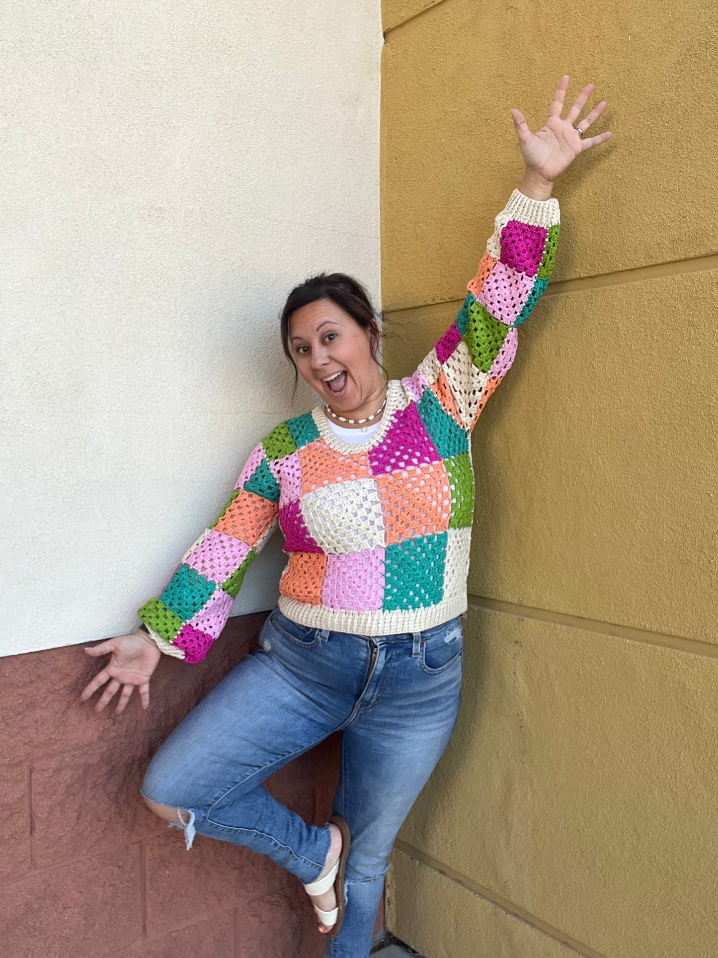 Multi Crochet Sweater