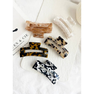 Acetate Regular Size Hair Clips - Allie Assorted - 85 Local