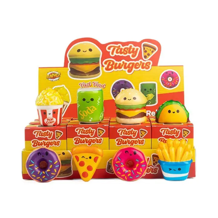 Colorful Fast Food Squishy Toy Set Stress Relief Gift