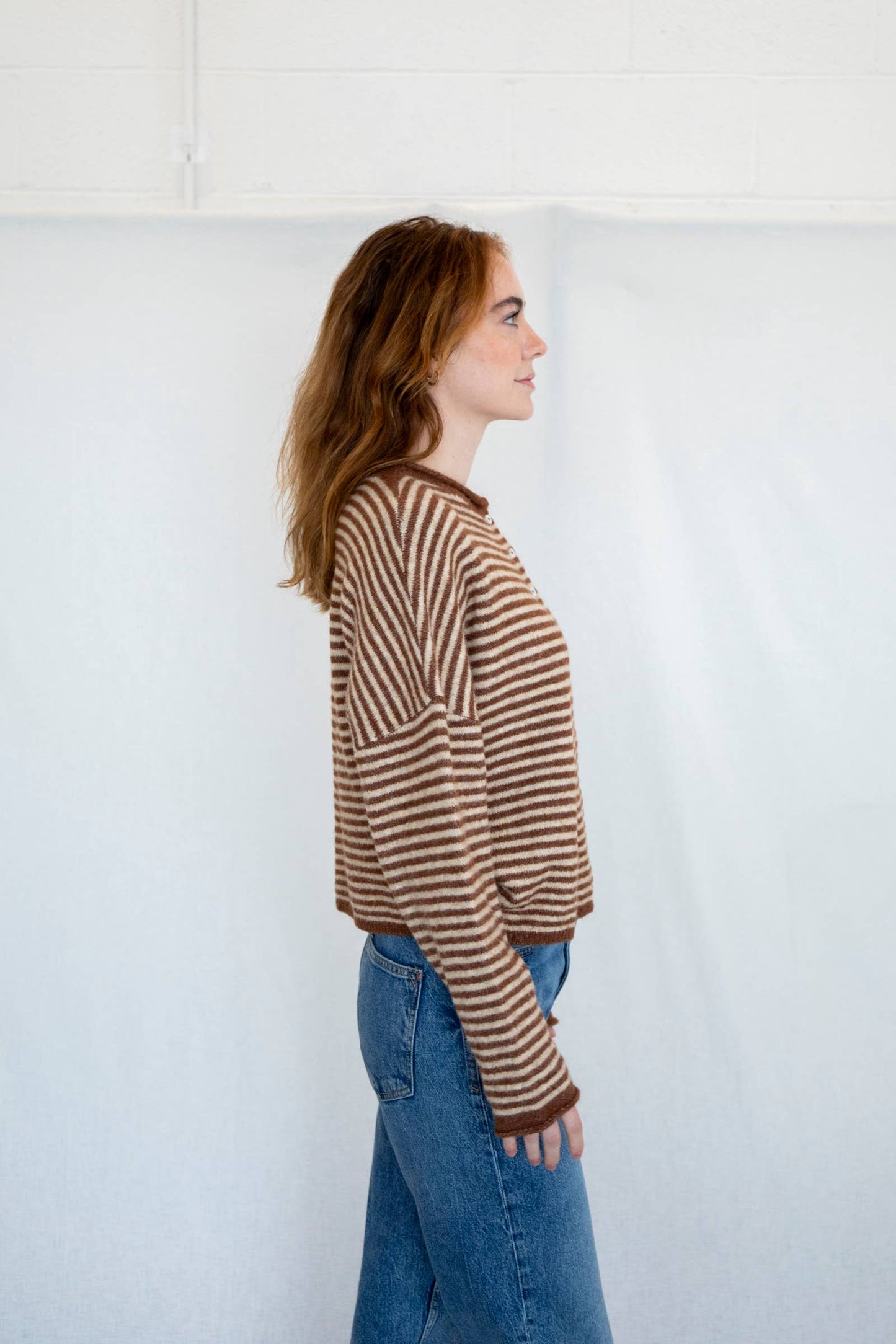 Piper Cardigan - Mini Striped