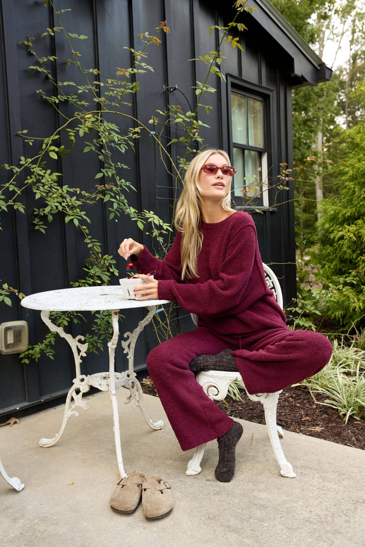 Marshmallow Reverse Seam Bracelet Lounge Set - Oprah's Fave