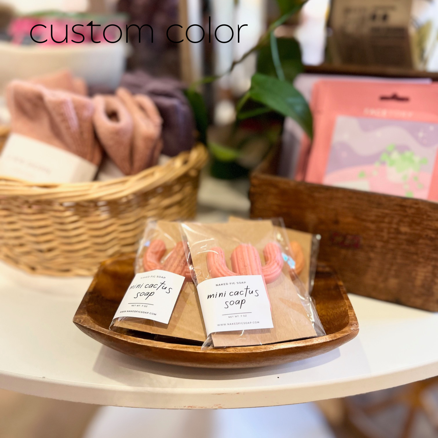 Mini Cactus Soap- Individual (single)
