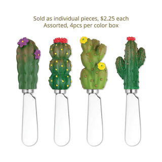 Cactus with Flower Polyresin Cheese Spreader - 85 Local