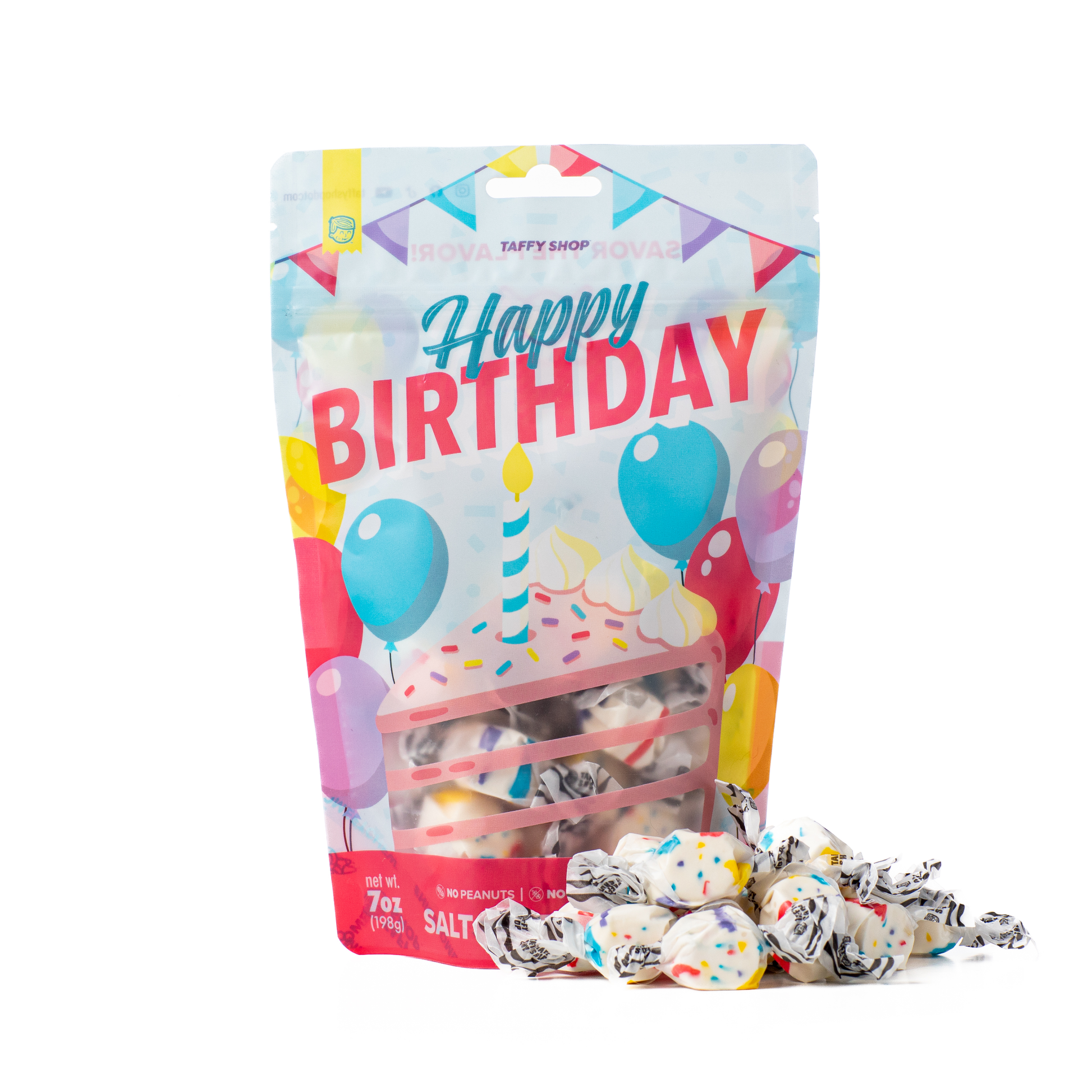 Happy Birthday Taffy Bag (7oz.)™ - 85 Local