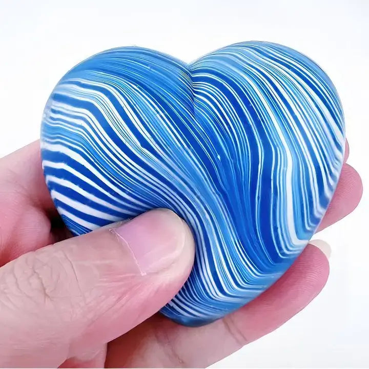Marble Heart Slow Rising Squishy Toy Stress Relief Toy
