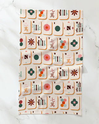 Cypress Tile Toss Tea Towel