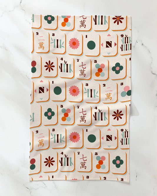 Cypress Tile Toss Tea Towel