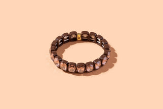 Enamel Stretch Bracelet - Earth Tone Colors - Asst Styles