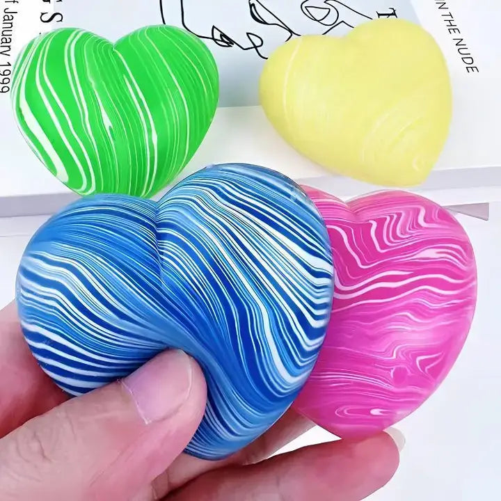 Marble Heart Slow Rising Squishy Toy Stress Relief Toy