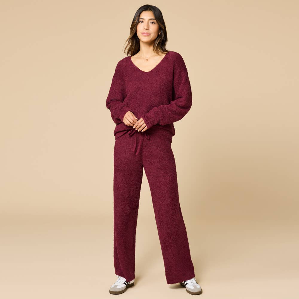 Oprah's Fave 2024 - Solid Marshmallow V-Neck Lounge Set