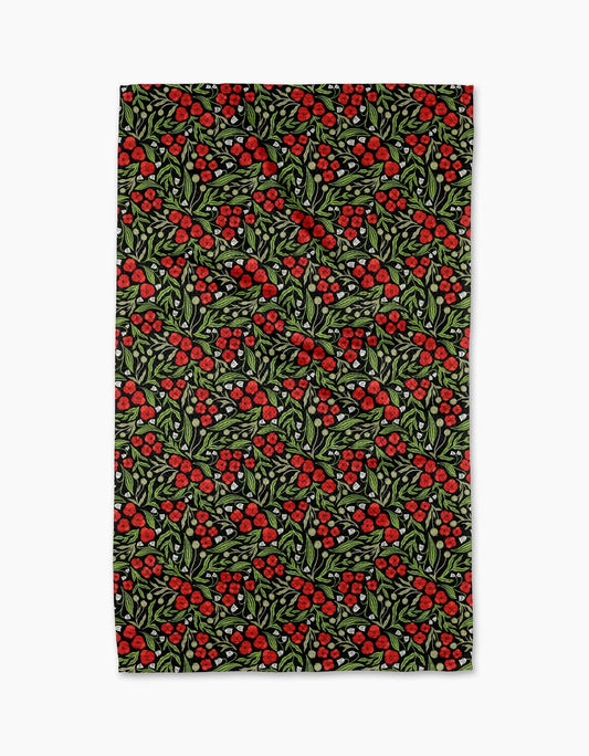 Flowing Poppies Tea Towel - 85 Local