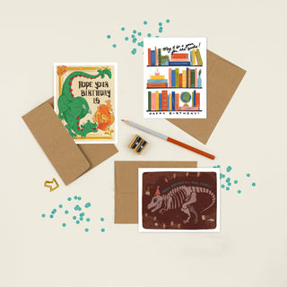 For The Books | A Year for the Books Birthday Card