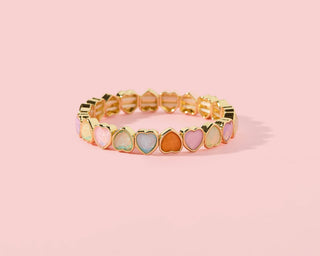 Tween Enamel Stretch Bracelet - Love - Assorted Styles