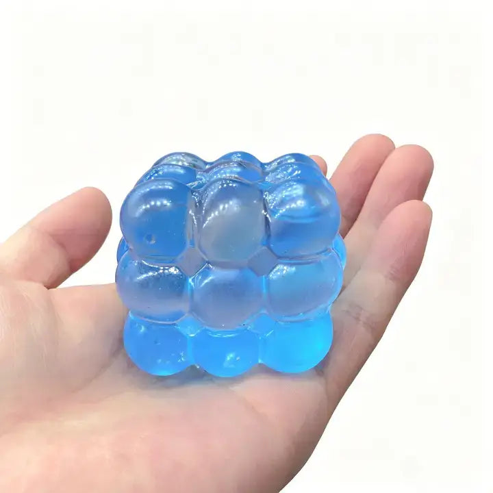 Colorful Bubble Cube Squishy Toy Stress Relief Fidget Toy