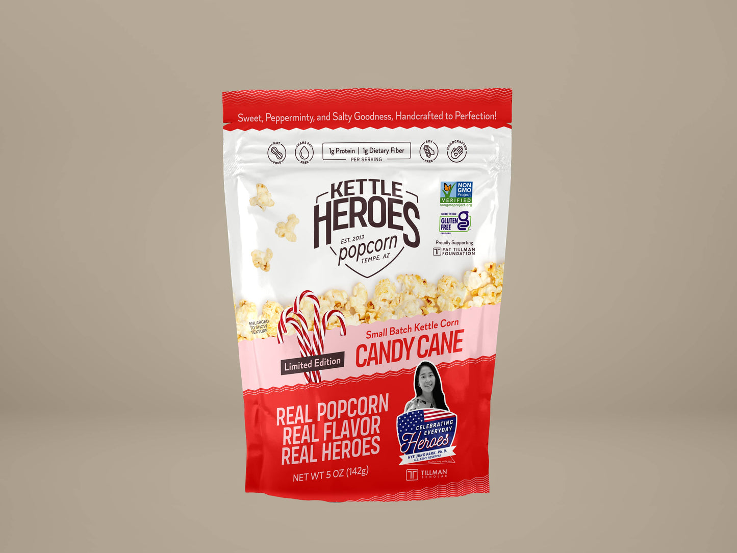 Candy Cane Kettle Corn