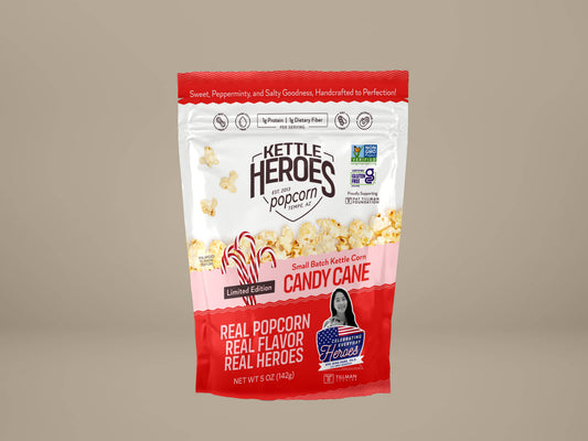 Candy Cane Kettle Corn