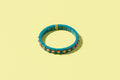 Teal w/ Pink Small Round Stones - Maeve