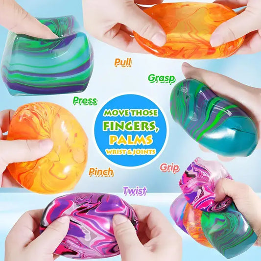 Marble Ice Cube Squishy Slow Rising Stress Relief Fidget Toy